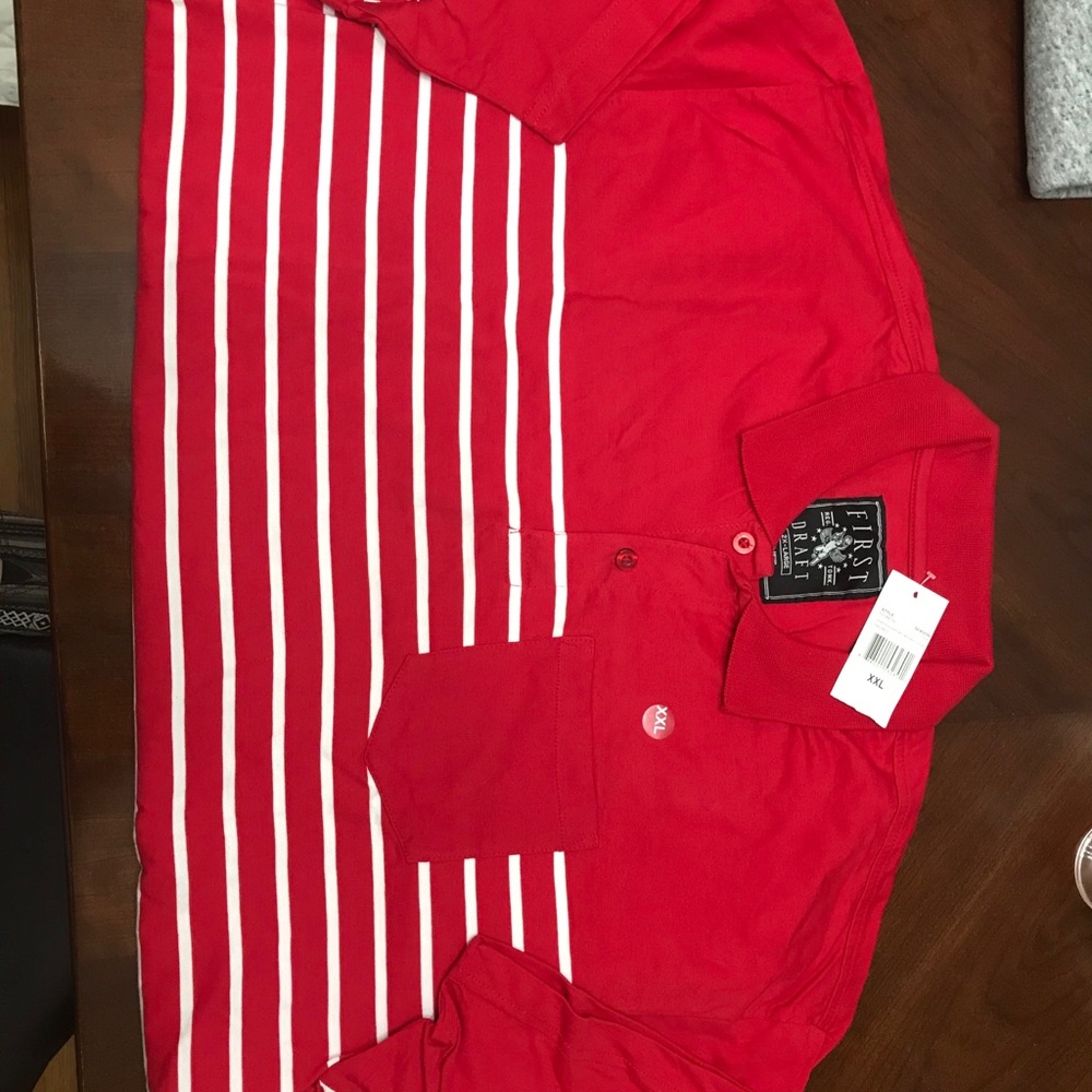 First Draft men’s polo shirt sleeve shirt